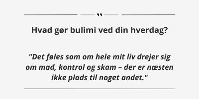 fysiske konsekvenser psykiske lidelser symptomerne afhænger personer med bulimi