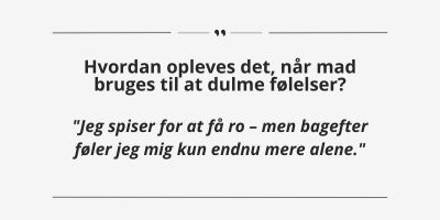kompenserende adfærd depressive symptomer