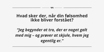 særligt sensitive personlighedstræk mange sensitive